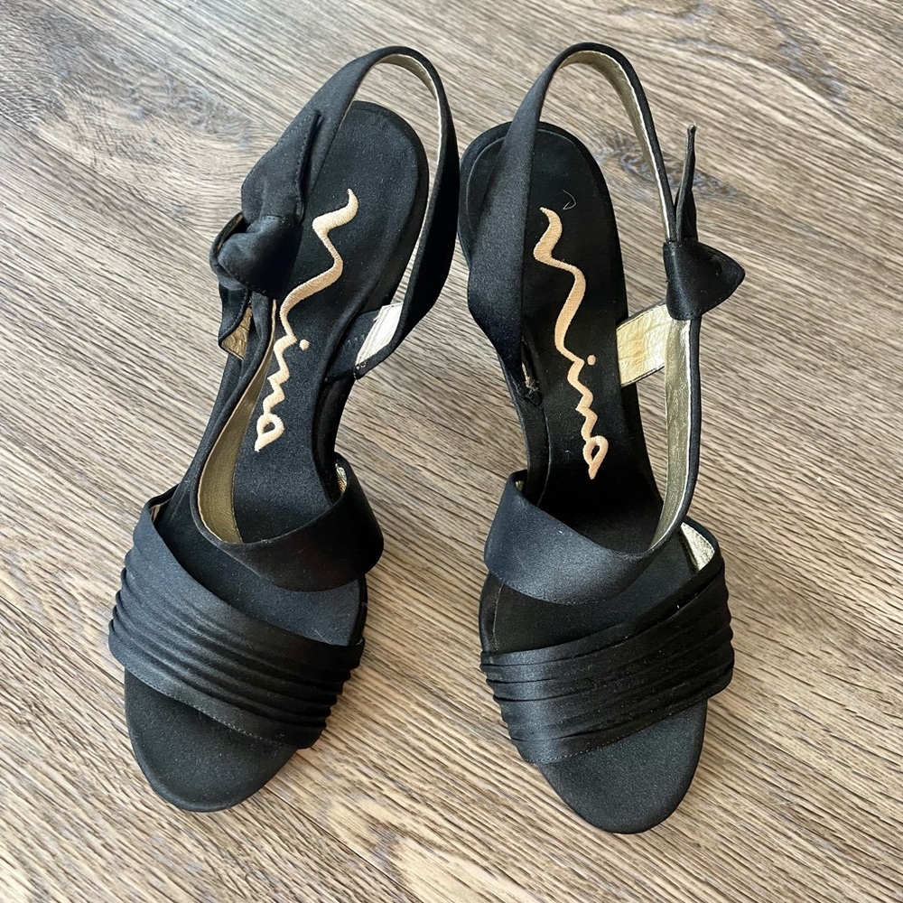 Nina black heels